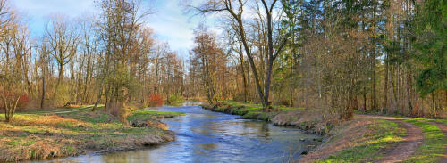 Das 'Filetstück' des Mindeltalradwegs zwischen Bayersried und Mindelzell.